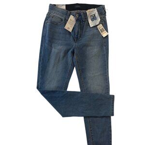 Curve appeal. Women's denim pants size 2/26. Color blue. Made in China. NWT.